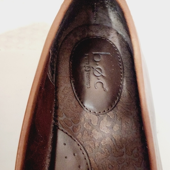 BOC Born Concept Shoes Howell Slip On Chunky Loafer Brown Leather Sz 9.5 - Picture 8 of 11